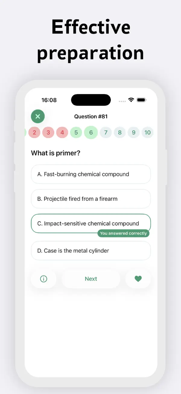 Screenshot #3 pour California Firearms Test Prep