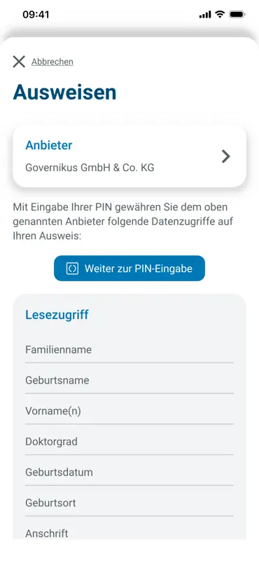 AusweisApp Bund screenshot 4 of 6