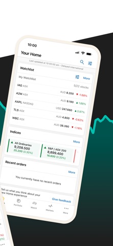 CommSec iPhone screenshot 2