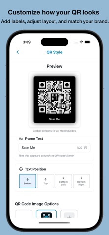 Handycode - Smart QR iPhone screenshot