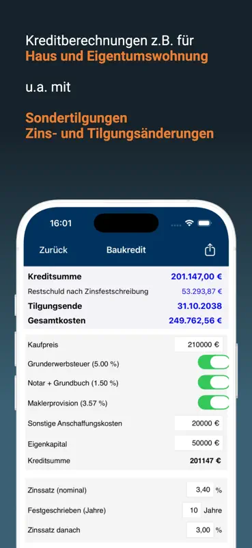iLohn+Kredit Pro 2026 screenshot 5 of 8