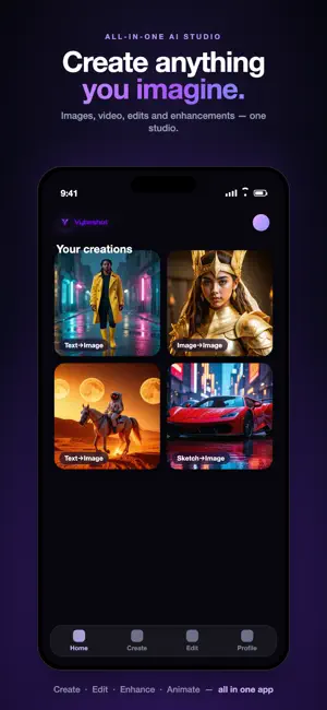 VybeShot: AI Art & Video screenshot 1