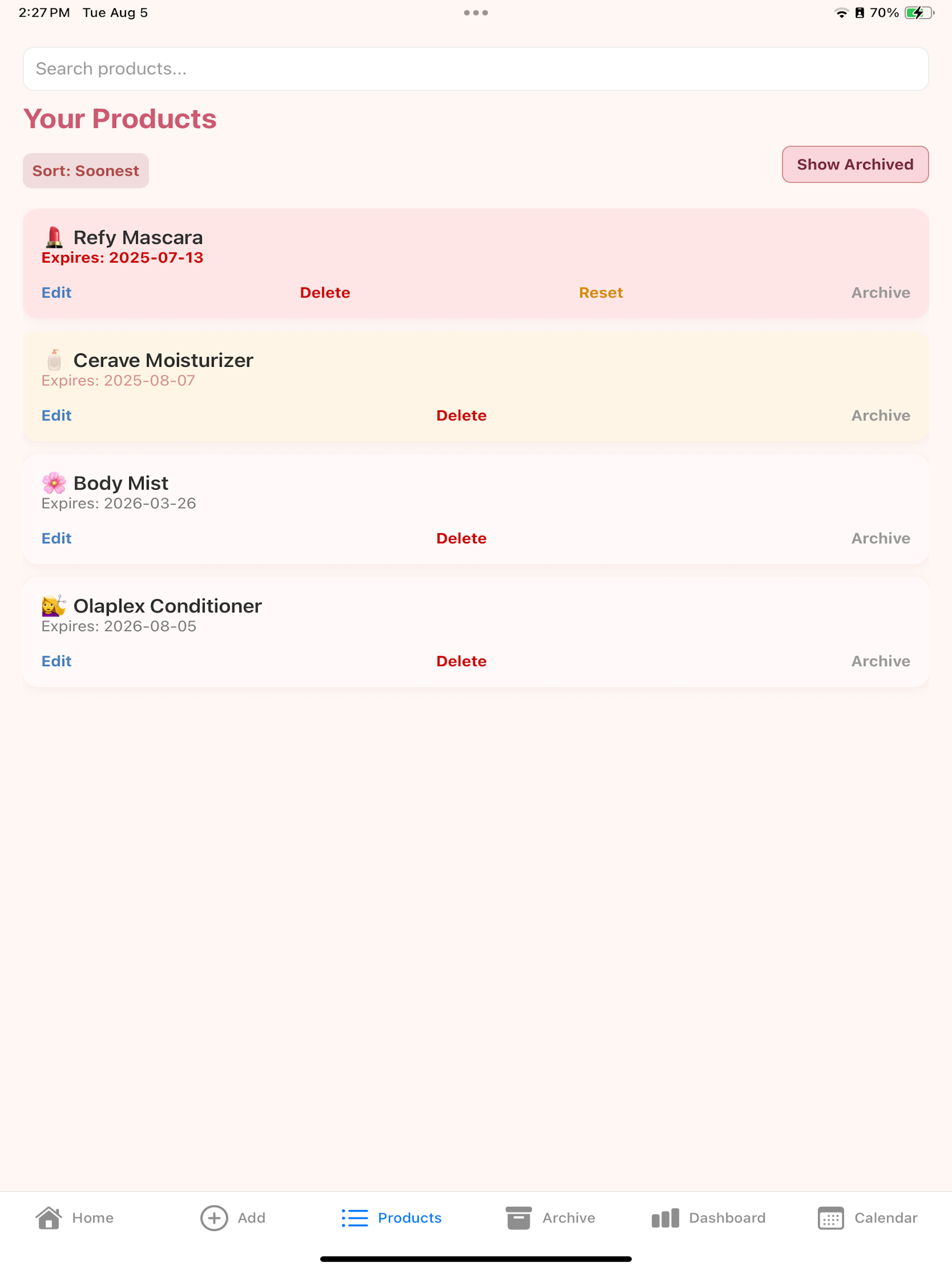 Best By-Beauty Expiry Tracker screenshot 11