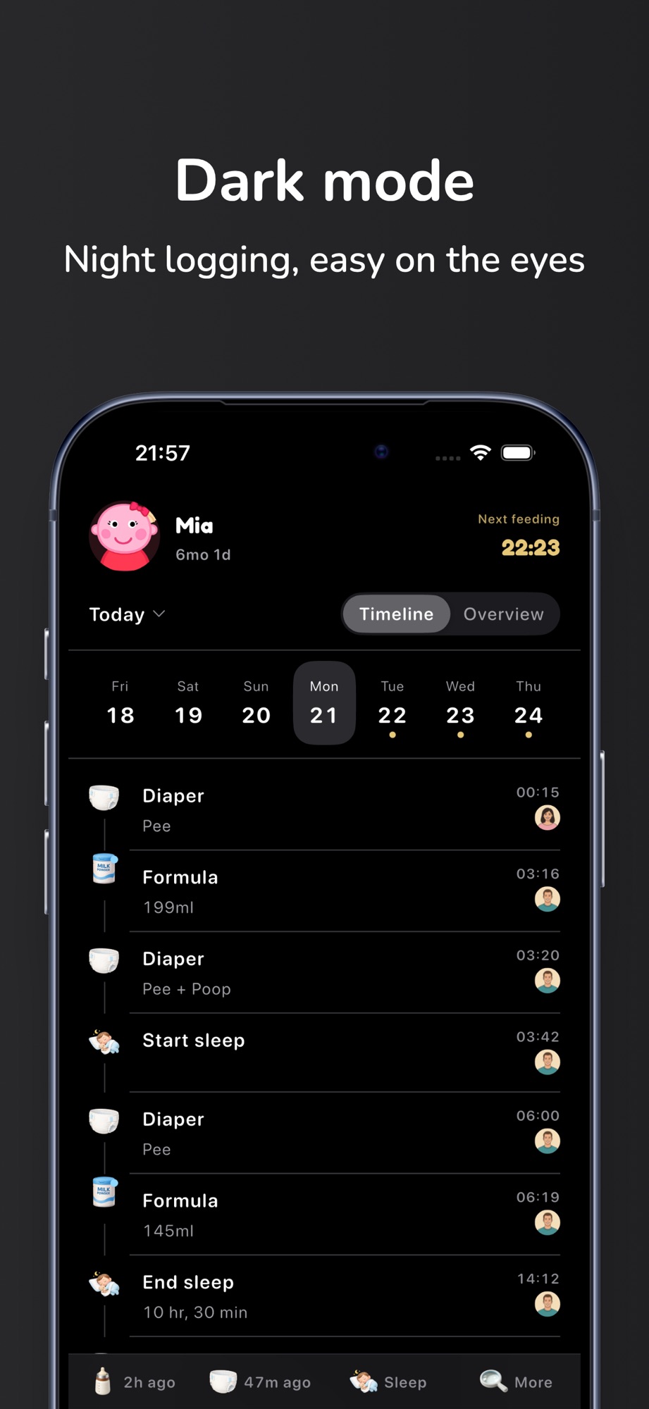 MilkBaby Calendar: Baby Log screenshot 8
