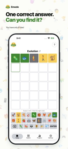 Screenshot 1 of Emozle App