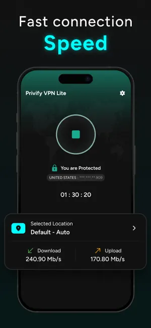 Privify: Secure VPN LITE Proxy screenshot 4