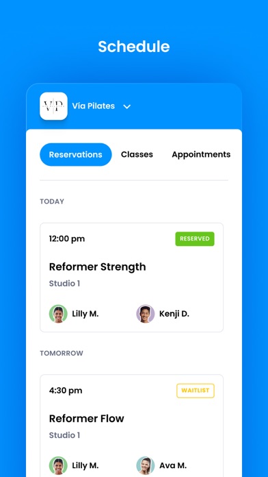 Vía Pilates Screenshot