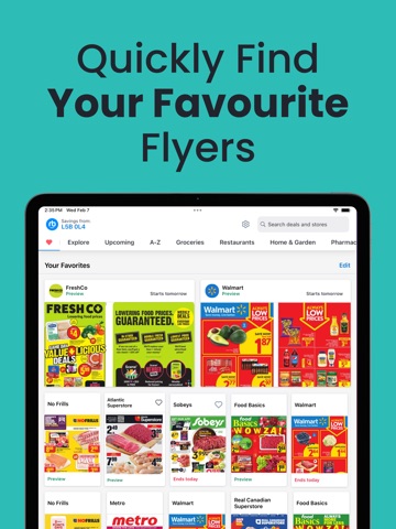 reebee: Flyers & Grocery List iPad screenshot 7