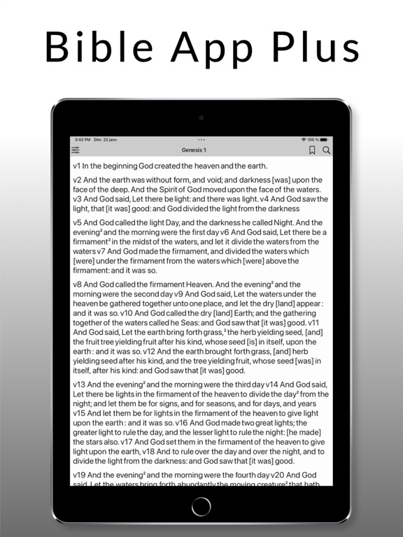 Screenshot #4 pour Bible App Plus