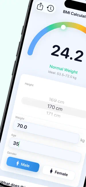 BMI Calculator Pro: Weight screenshot 1