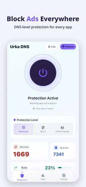 Ad Blocker & DNS - Urka screenshot 2