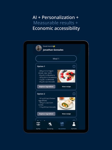 Now Me App En iPad screenshot