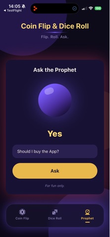 Coin Flip & Dice Roll Screenshot 3 of 3