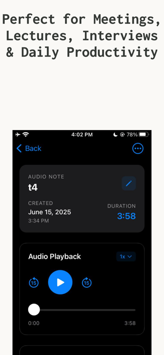 ai note taker : speech notes Screenshot 2 of 5