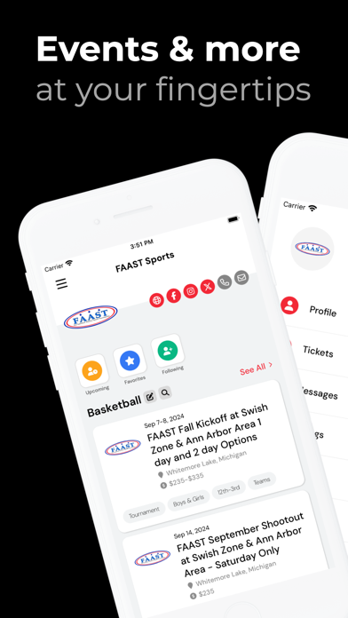 FAAST Sports Screenshot