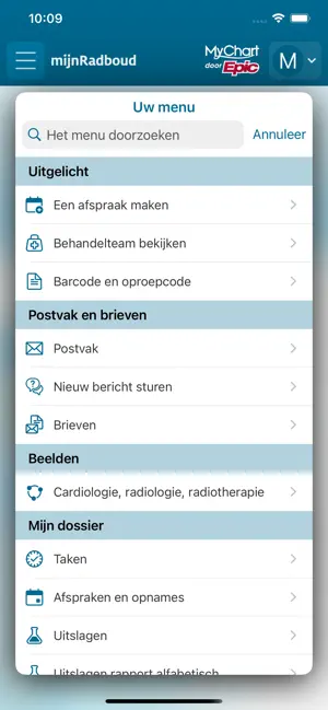 mijnRadboud screenshot 3