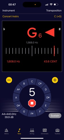 FiTuner - Tuner & Metronome Screenshot 2 of 5