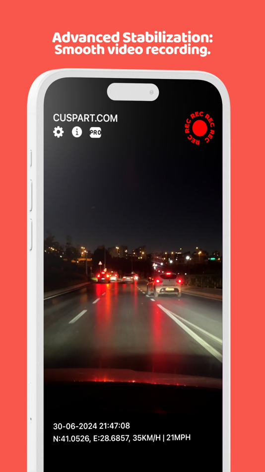 #3. Cuspart: Dash Cam Lite (iOS) 게시자: Mustafa Tolga DALBUDAK