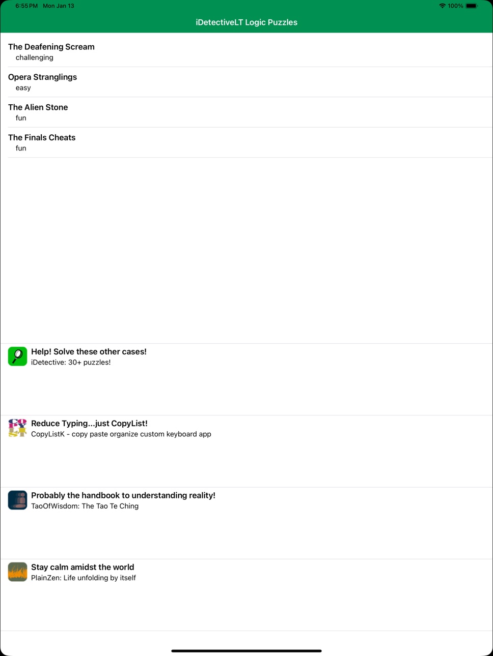 iPad screenshot