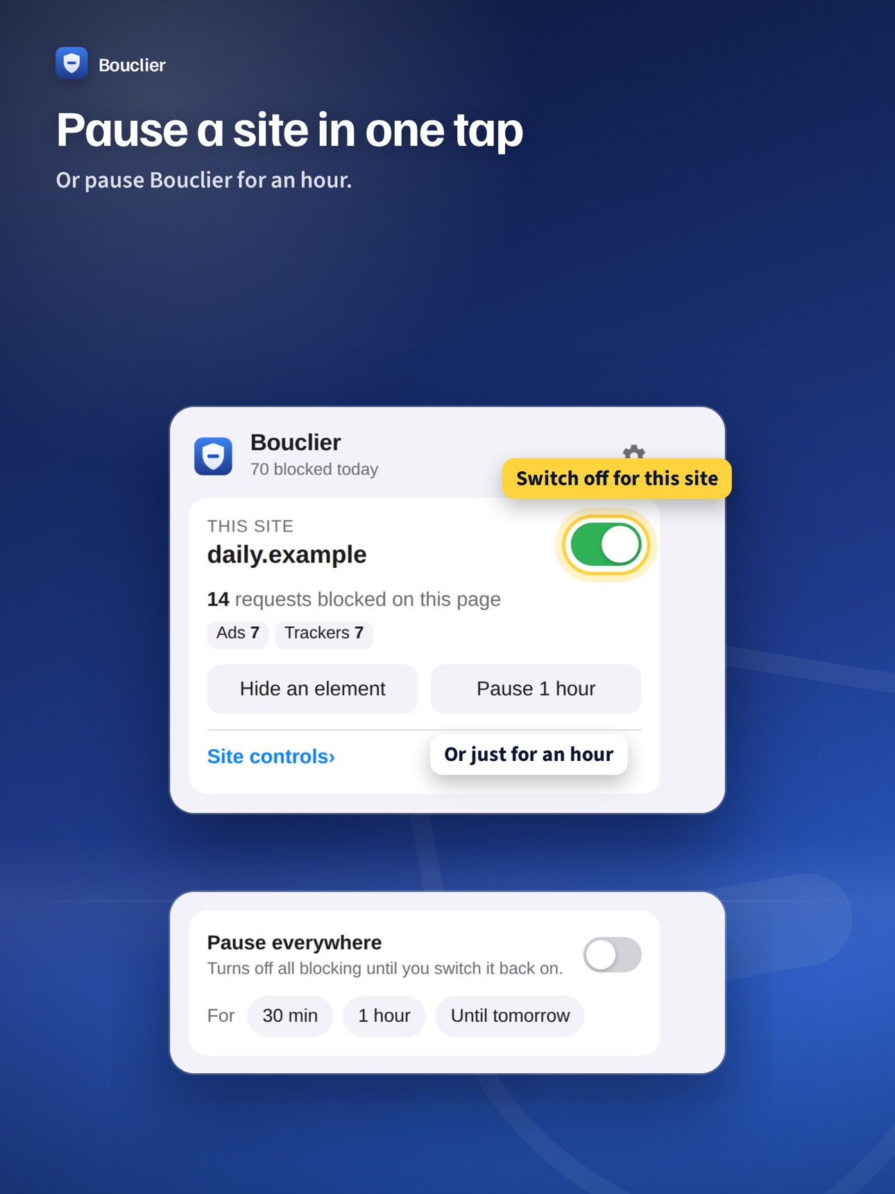 Screenshot 8 of Bouclier – Ad Blocker