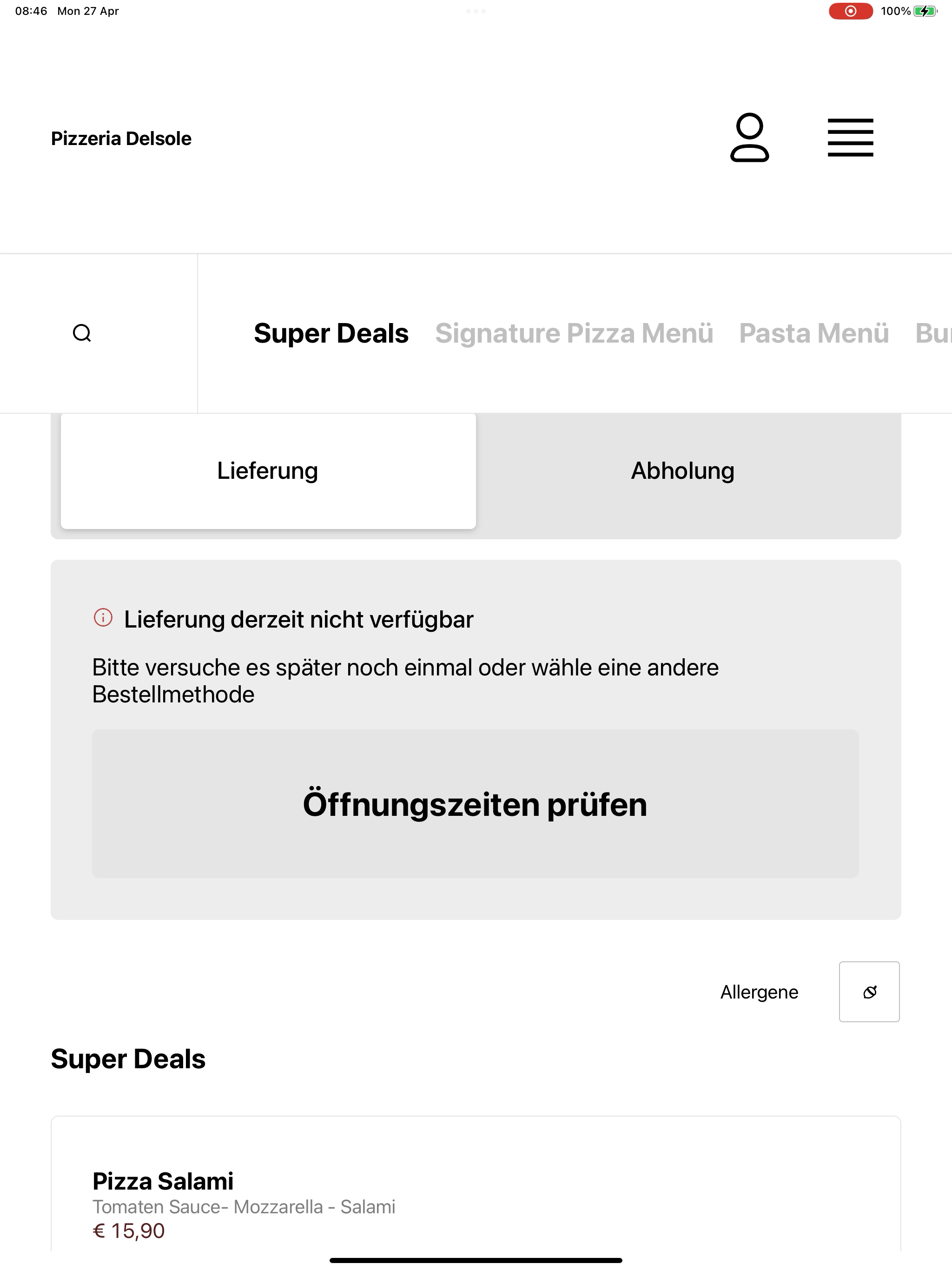 Pizzeria Delsole