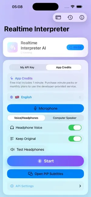 Realtime Interpreter AI screenshot 1
