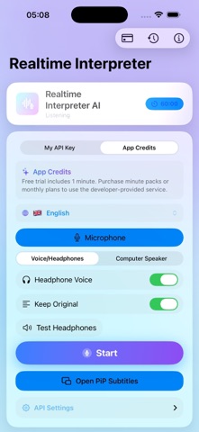 Realtime Interpreter AI Screenshot 1 of 5