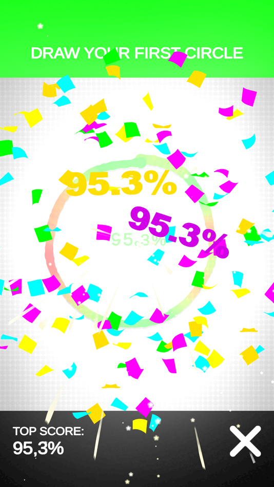 #1. Draw Perfect Circle Challenge! (iOS) 来自: Michal Walaszczyk