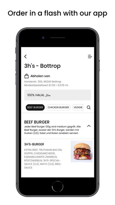 3h's Burger & Chicken Screenshot 1 - AppWisp.com 3h's Burger & Chicken Screenshot 1 - AppWisp.com