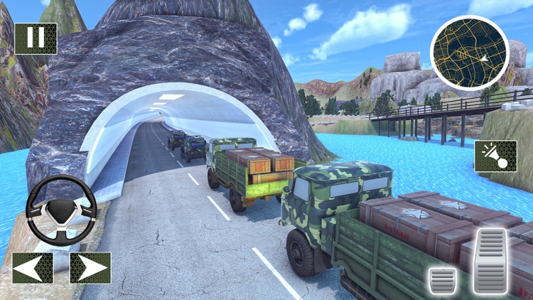 Military Cargo Truck Transport screenshot-3