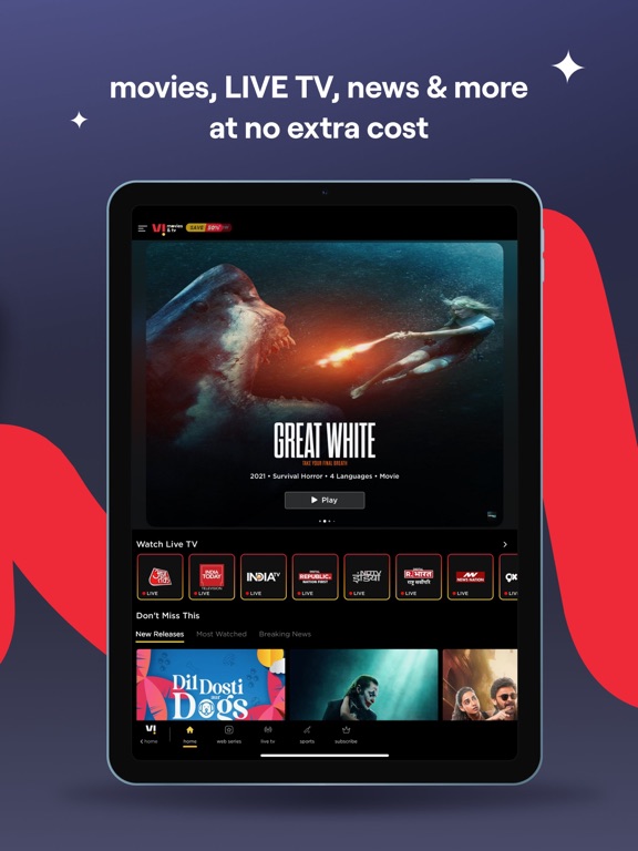 Screenshot #6 pour Vi: Recharge, Payments & Games