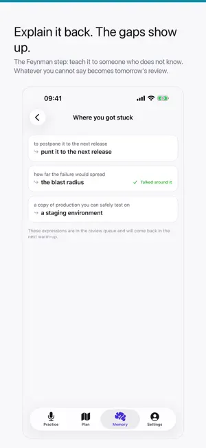 Recall: English Speaking Coach screenshot 3