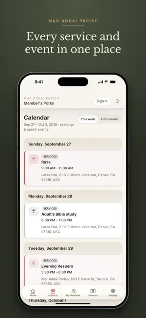 Mar Addai Parish screenshot 4