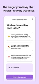 R.care - Binge Eating Recovery screenshot