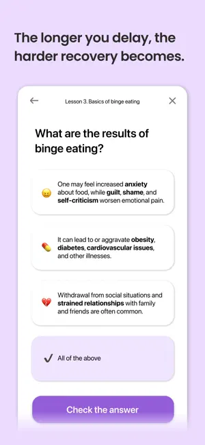 R.care - Binge Eating Recovery screenshot 4
