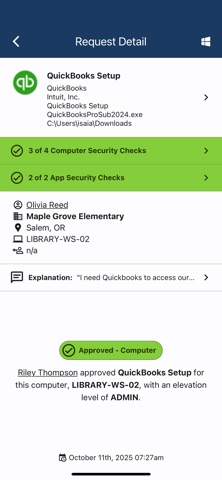 AutoElevate Notify screenshot