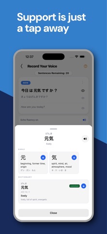 Fluency Tool: Shadow EN & JP Screenshot 5 of 8