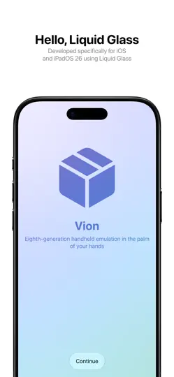 Captura de pantalla de Vion en iPhone 1