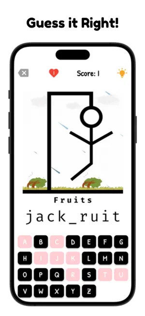Hangman: Guess Hidden Words screenshot 1