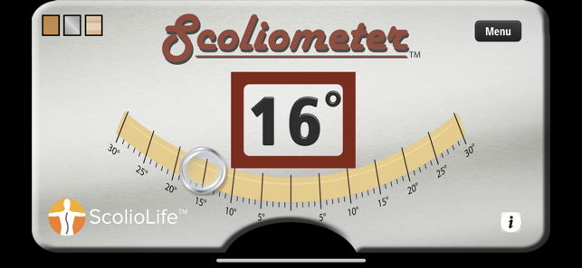 Screenshot ng Scoliometer