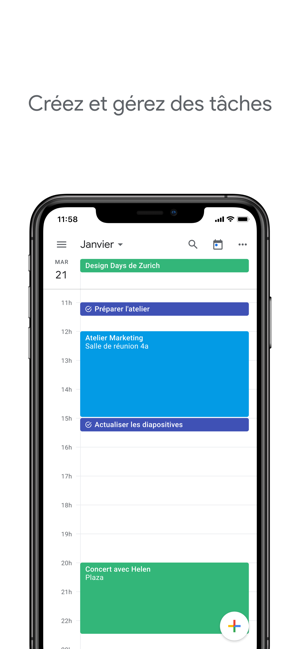‎Google Agenda : Organisez-vous Capture d'écran