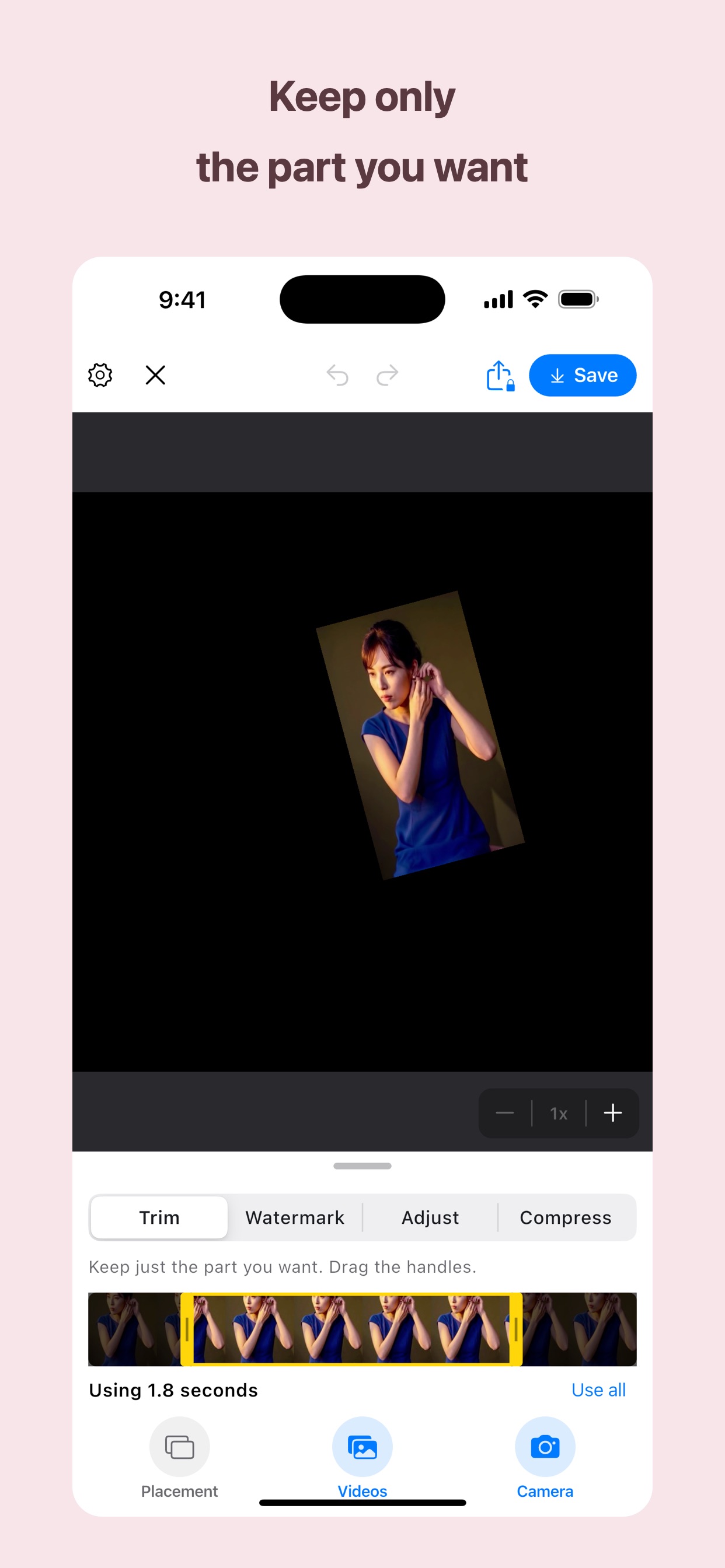 Screenshot 3 of Shy Video: Make Videos Small