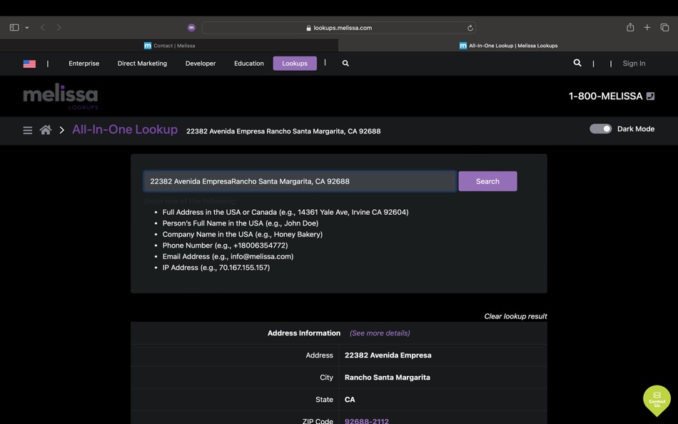 #3. Melissa All-In-One Lookups Ext (macOS) 由: Melissa Data Corporation