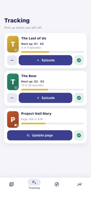 Watchory: Movie & TV Tracker screenshot 2