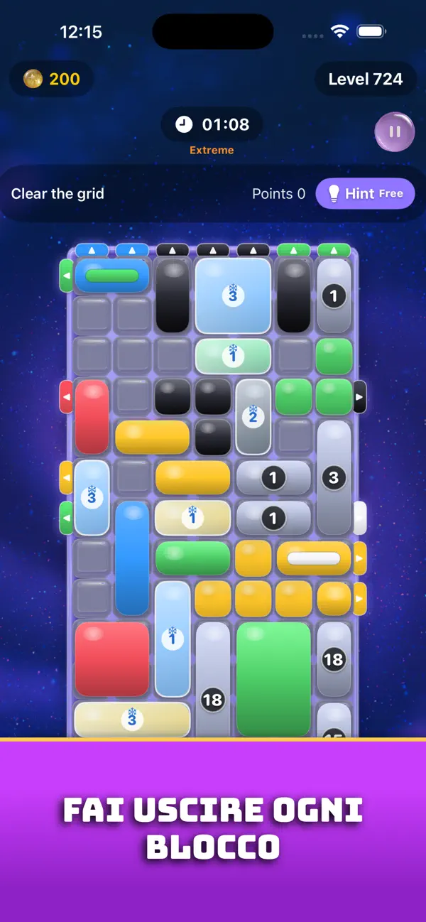 Schermata 4 di Cubello: Blocchi di Gelatina