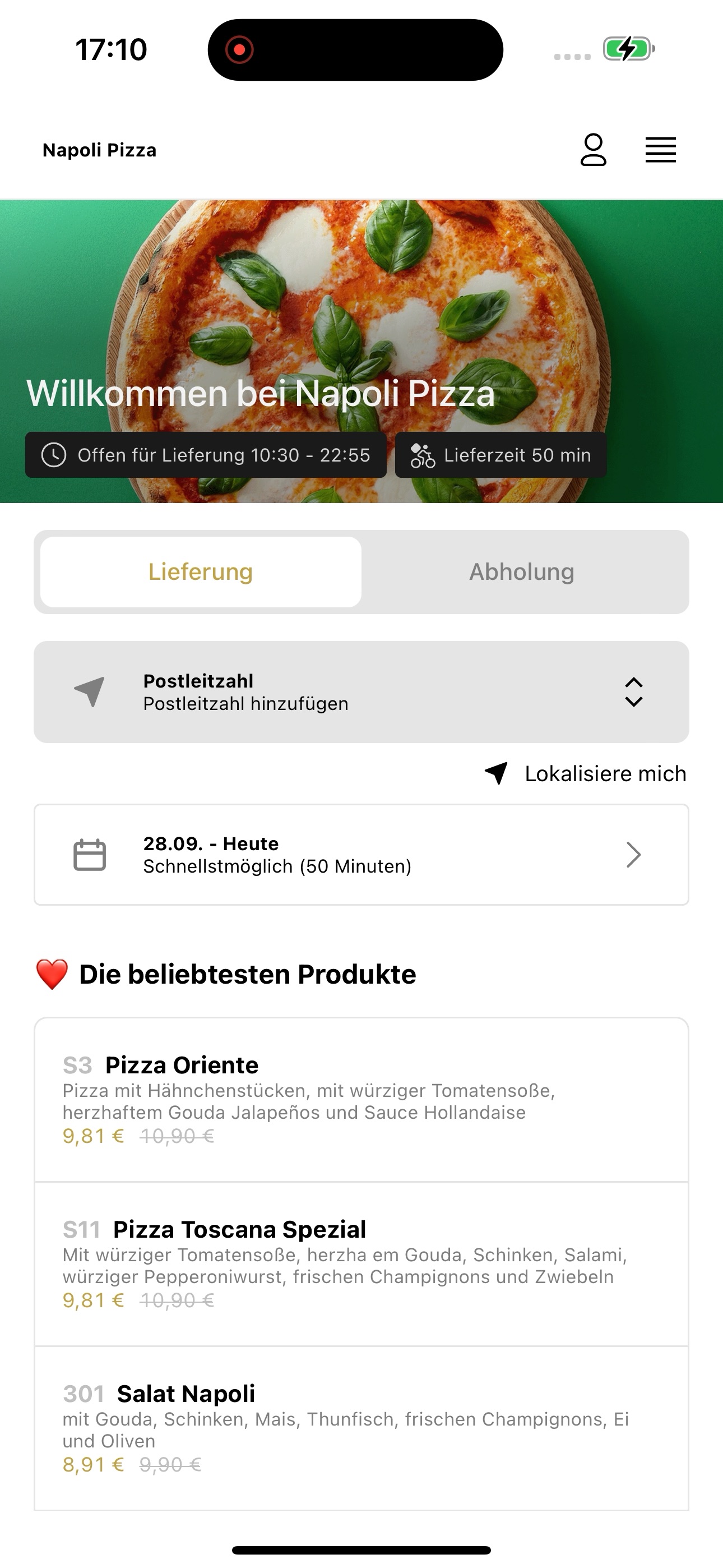 Screenshot 5 of Napoli Pizza Giessen DE