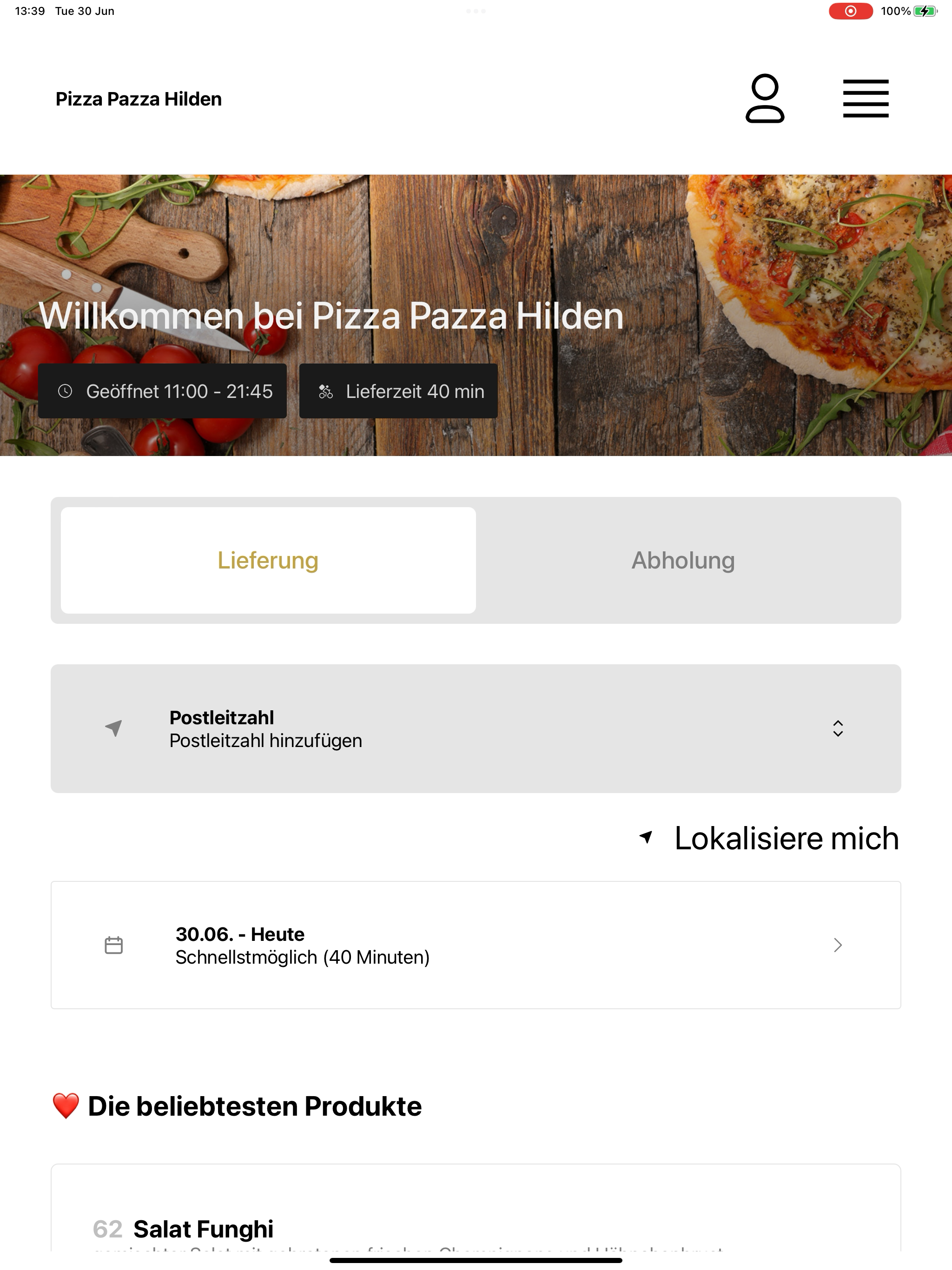 Pizza Pazza Lieferservice