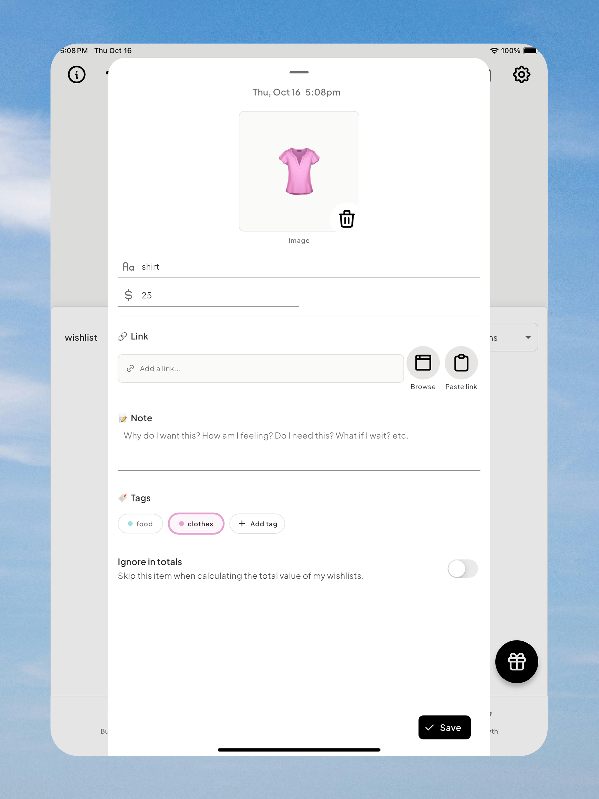 mallow - no buy tracker