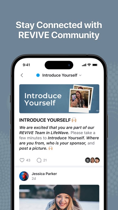Revive With LifeWave iPhone screenshot 6 - Social Networking app