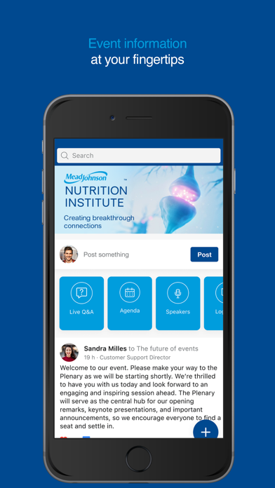 Mead Johnson Nutrition Events Screenshot